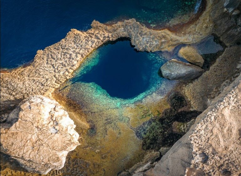 Blue Hole (Dive Site), Dwejra, Gozo, Malta